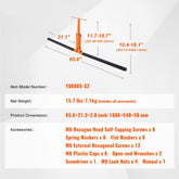 Kayak Ceiling Storage Rack, Ceiling Storage Rack for 2 Kayak Canoe SUP, Adjustable Height Overhead Kayak Holder Hanger with Padded Arms, 250 LBS Max Load, for Indoor Outdoor Storage